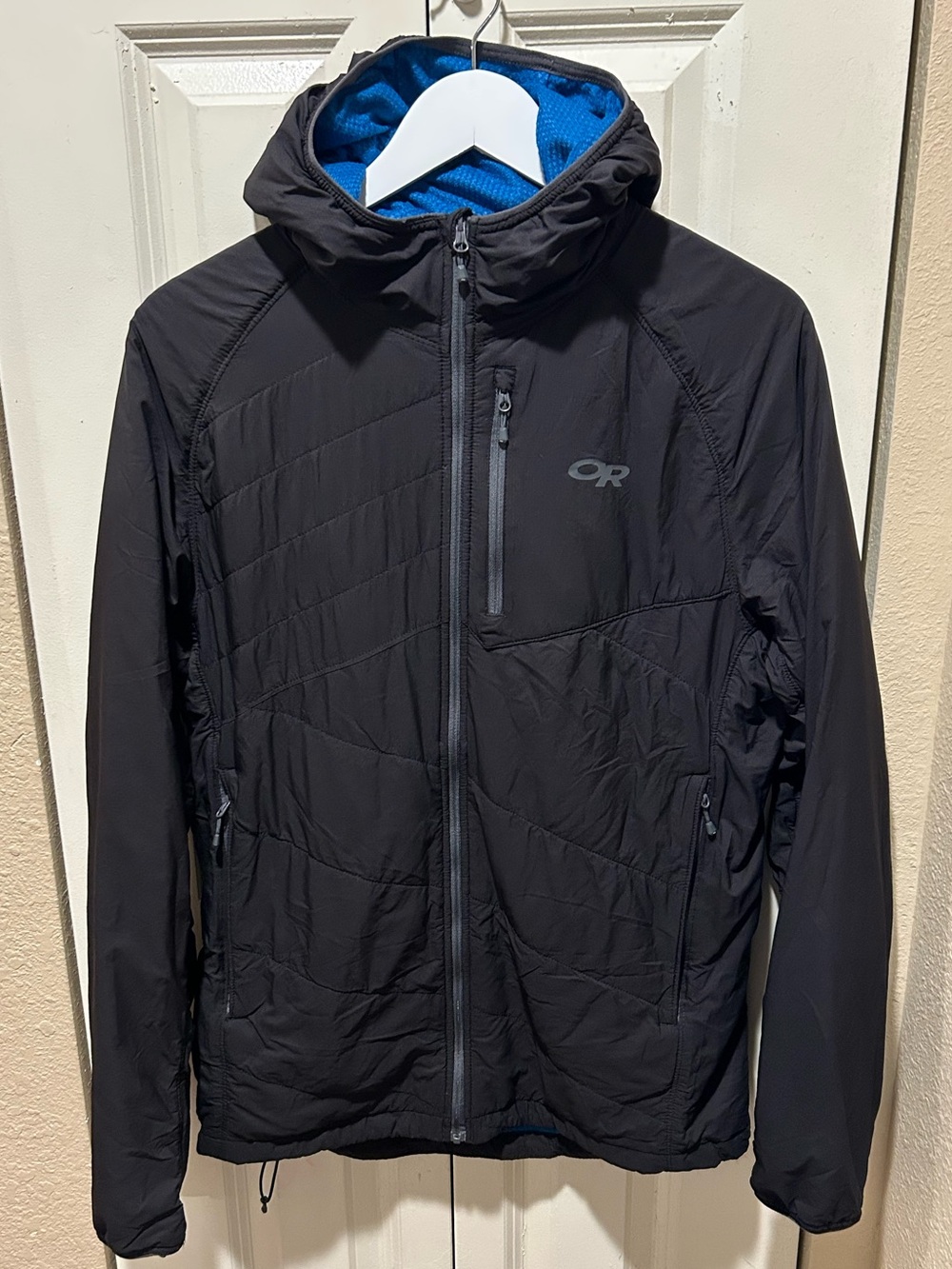 Outdoor Research Men’s Refuge Air Hooded Jacket Black , Medium